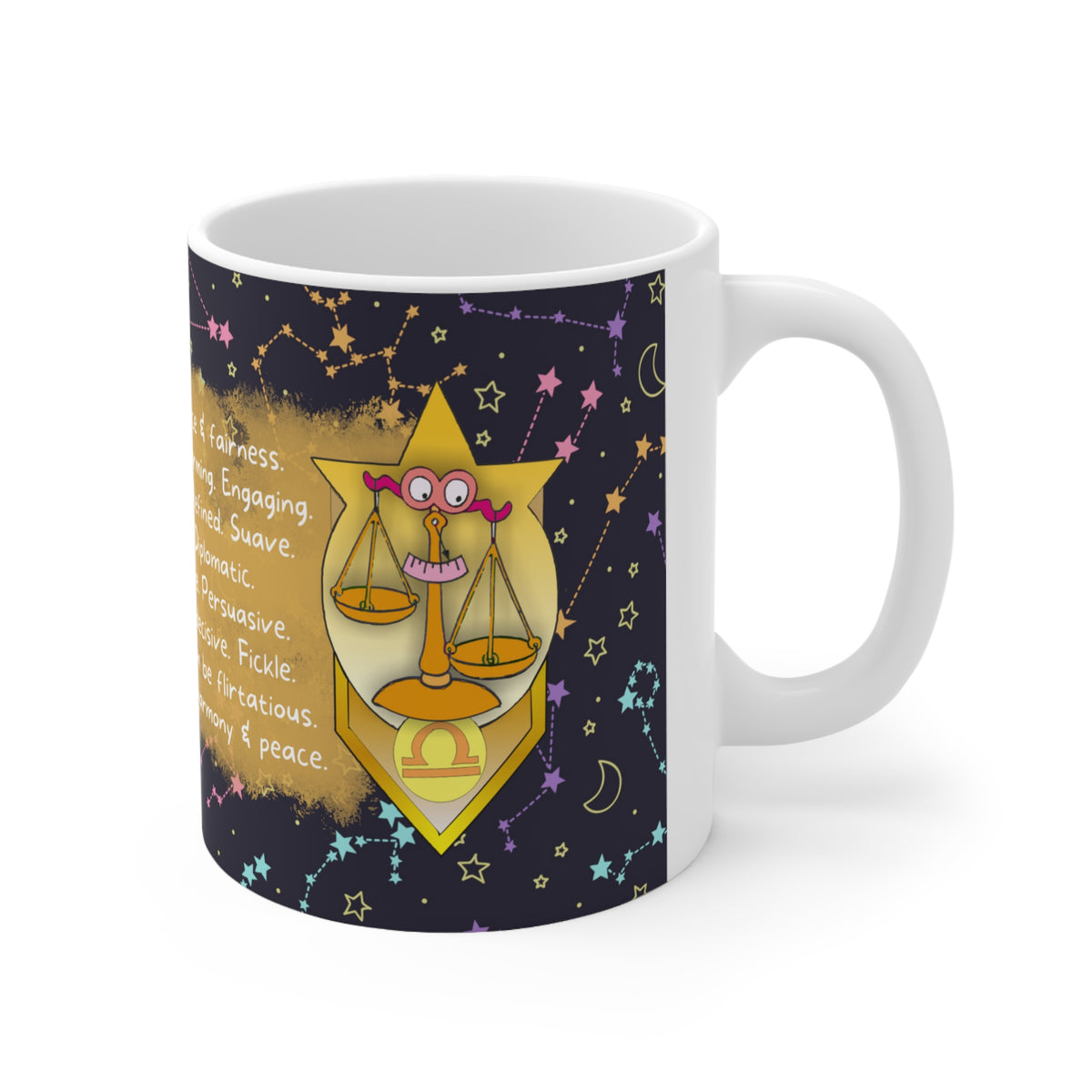 Libra Zodiac Mug - Balanced and Charming