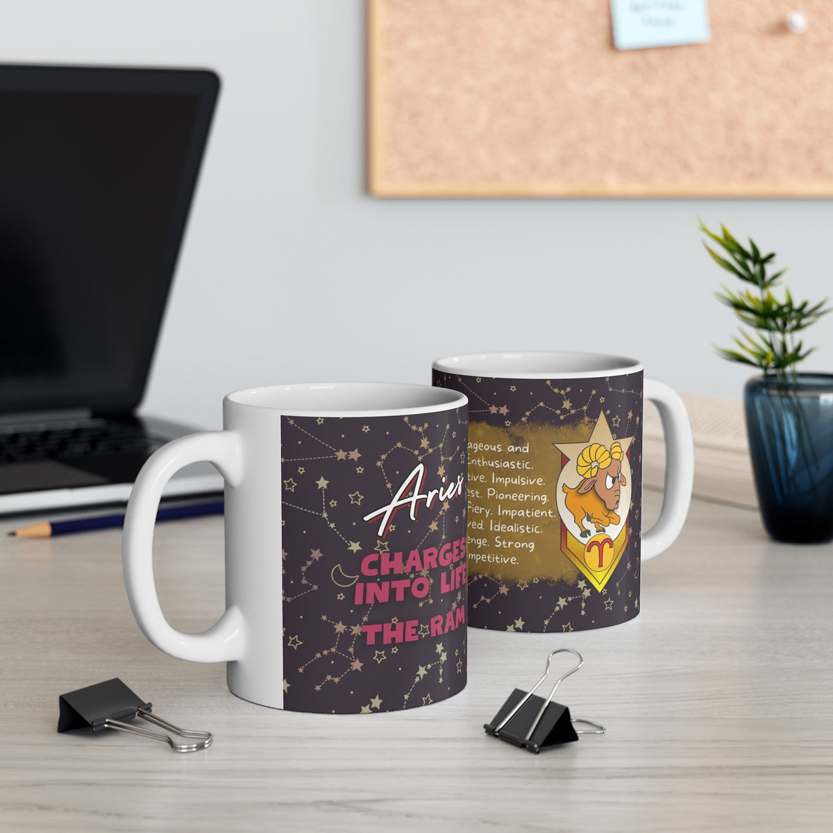 Aries Zodiac Mug - Bold and Spirited