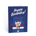 Doggies - Football Birthday Card