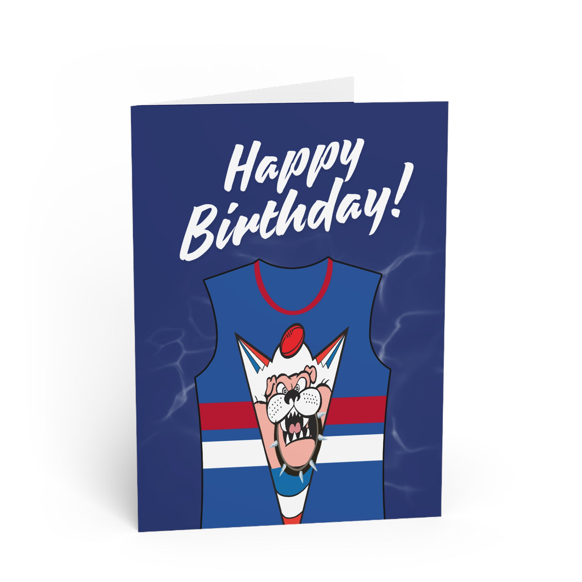 Doggies - Football Birthday Card