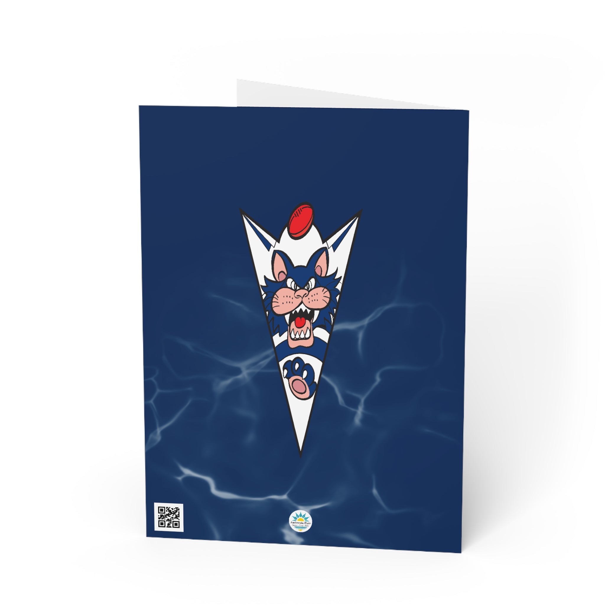 Cats Whiskers - Football Birthday Card