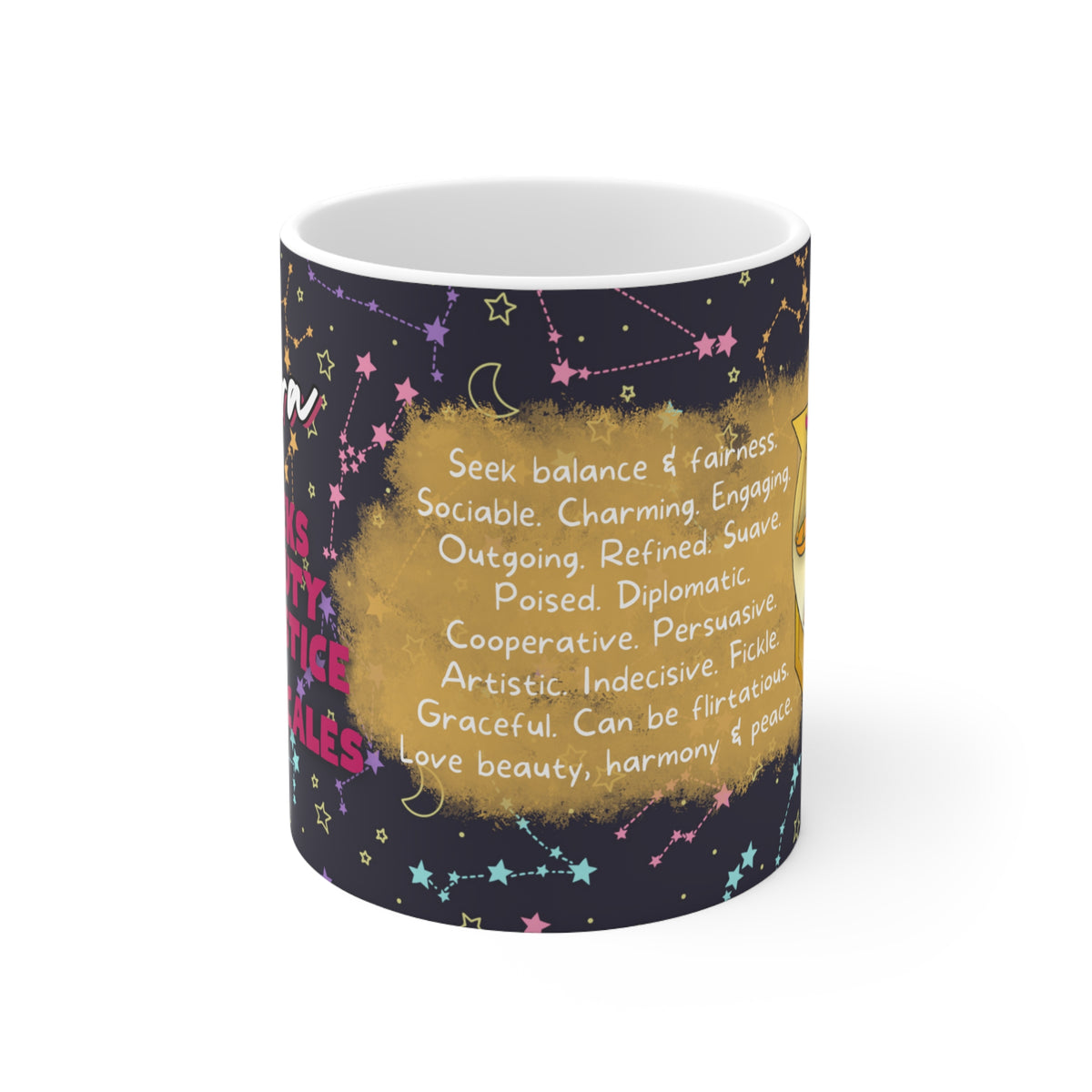 Libra Zodiac Mug - Balanced and Charming