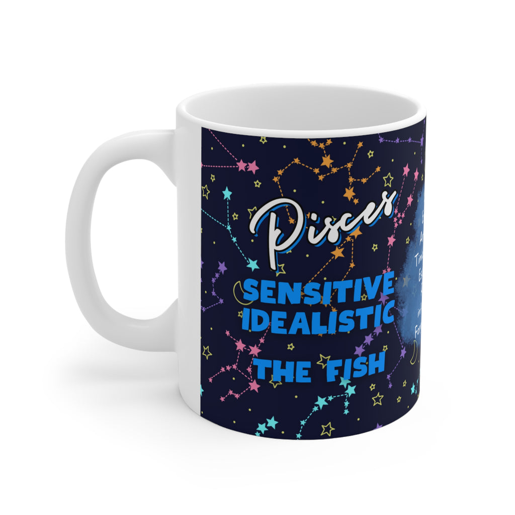 Pisces Zodiac Mug - Compassionate and Intuitive