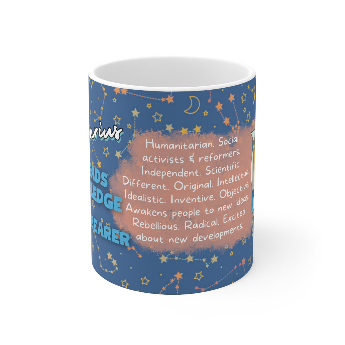 Aquarius Zodiac Mug - Innovative and Visionary