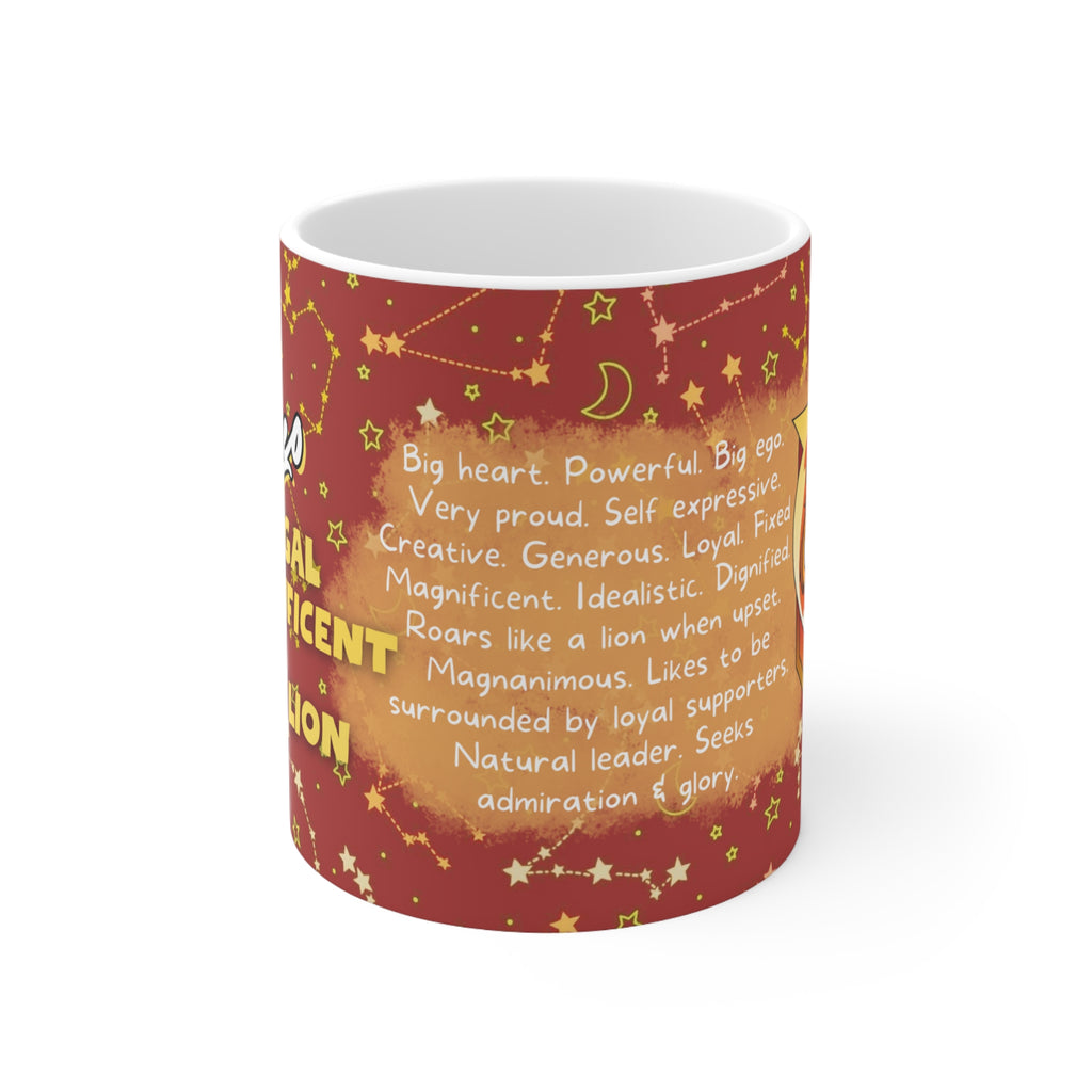 Leo Zodiac Mug - Radiant and Confident