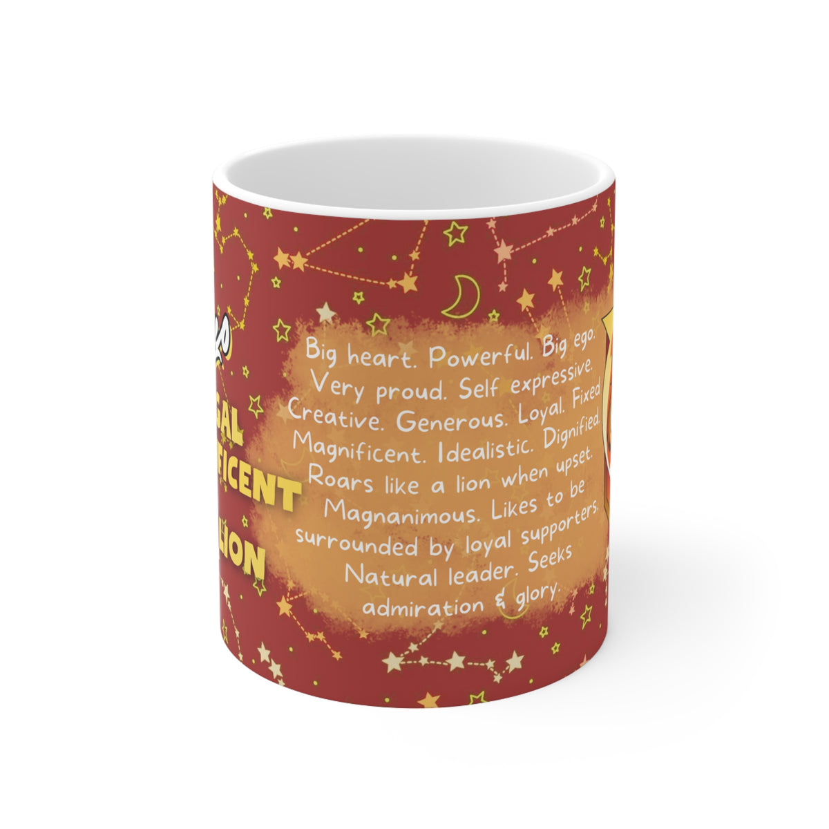Leo Zodiac Mug - Radiant and Confident