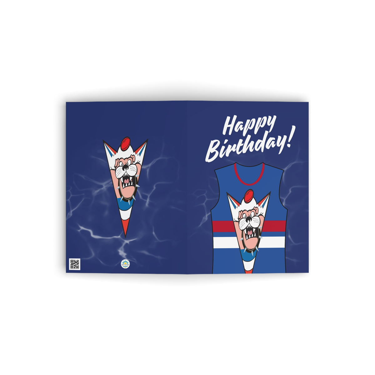 Doggies - Football Birthday Card