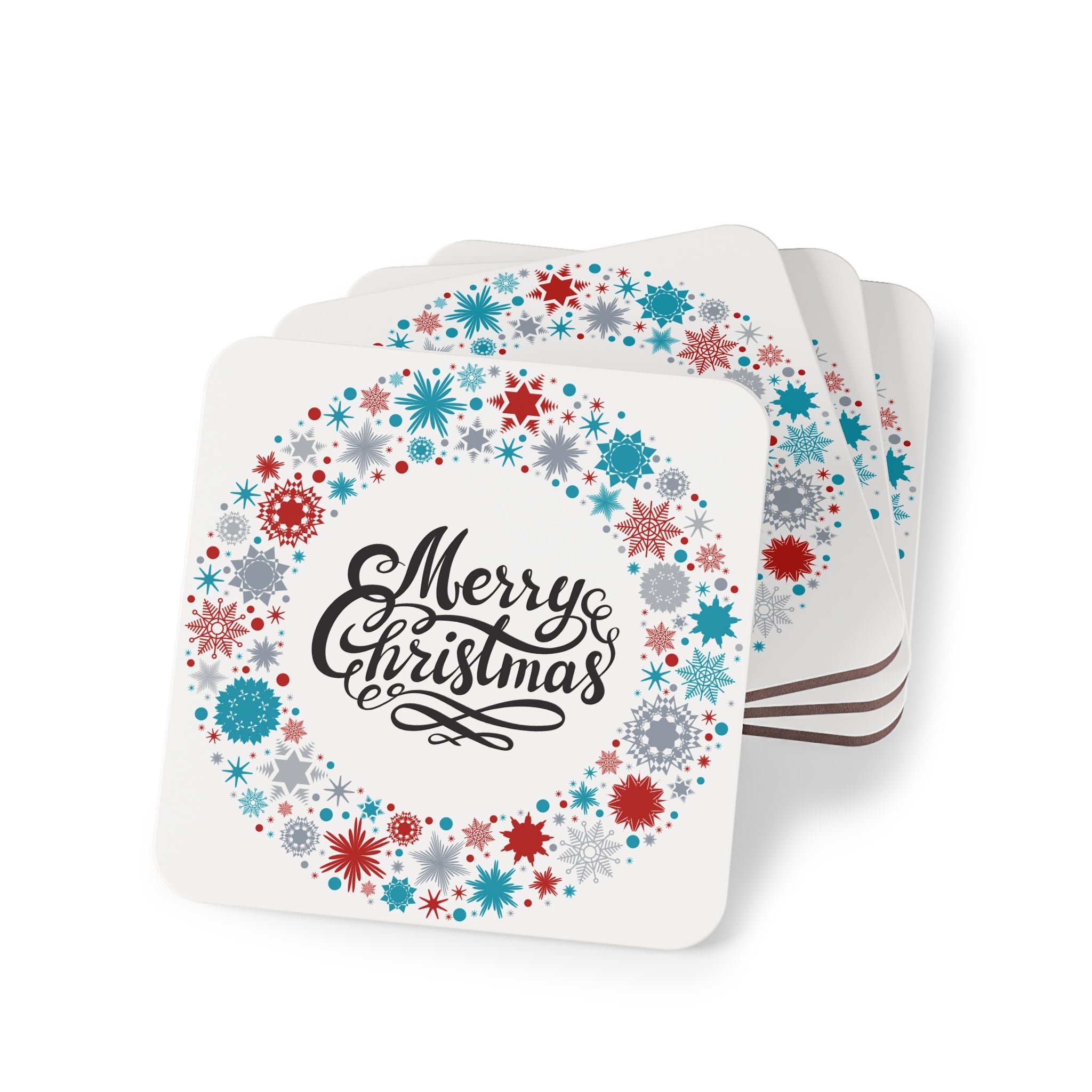 Merry Christmas Stars Coasters