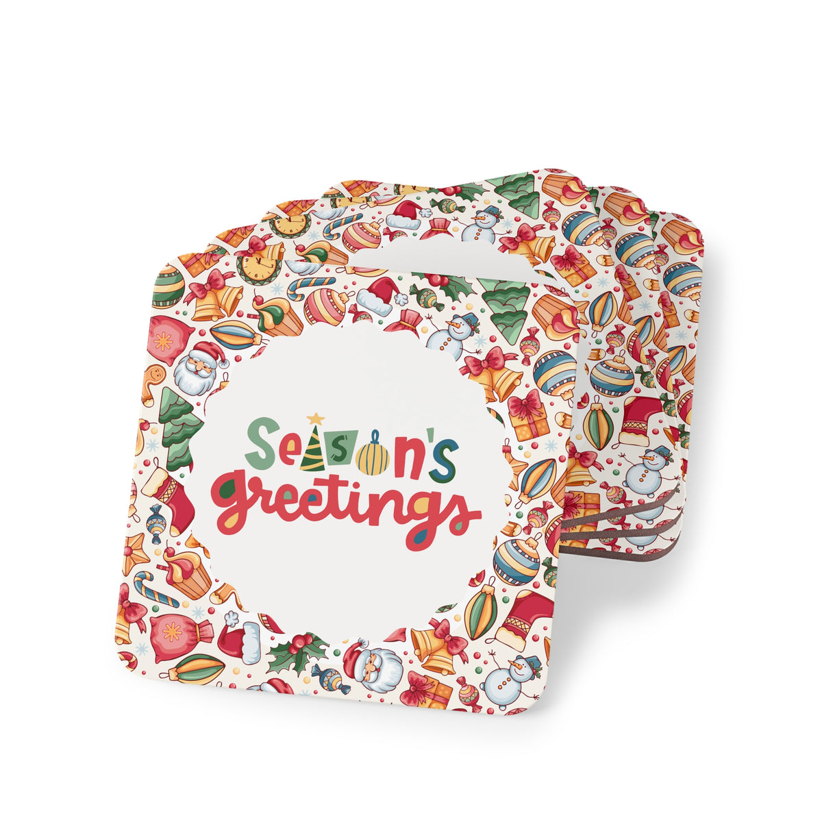 Seasons Greetings Coasters