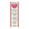 My Love - Romantic Gesture Bookmark
