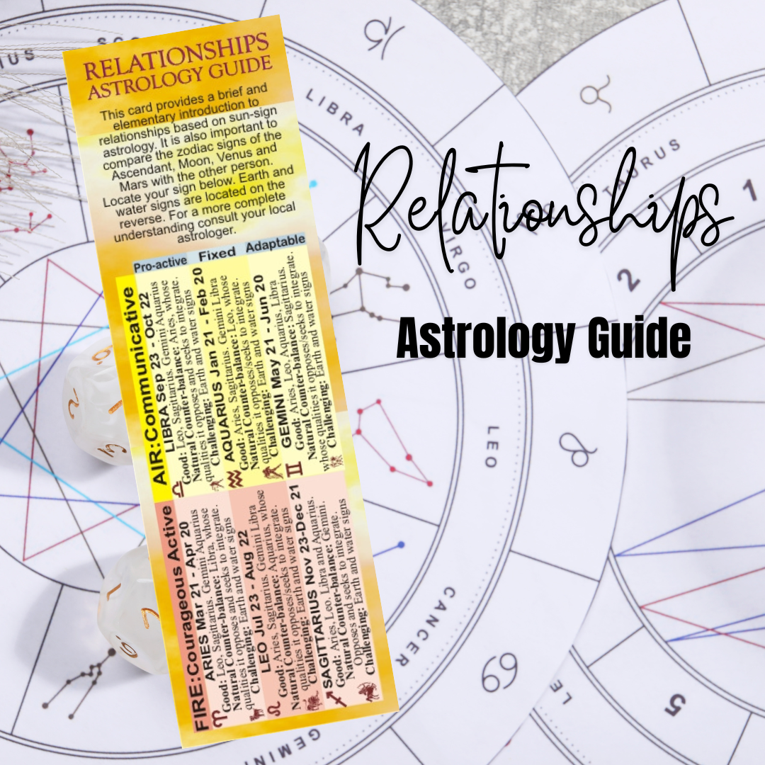 Relationships Astrology Bookmark - Compatibility