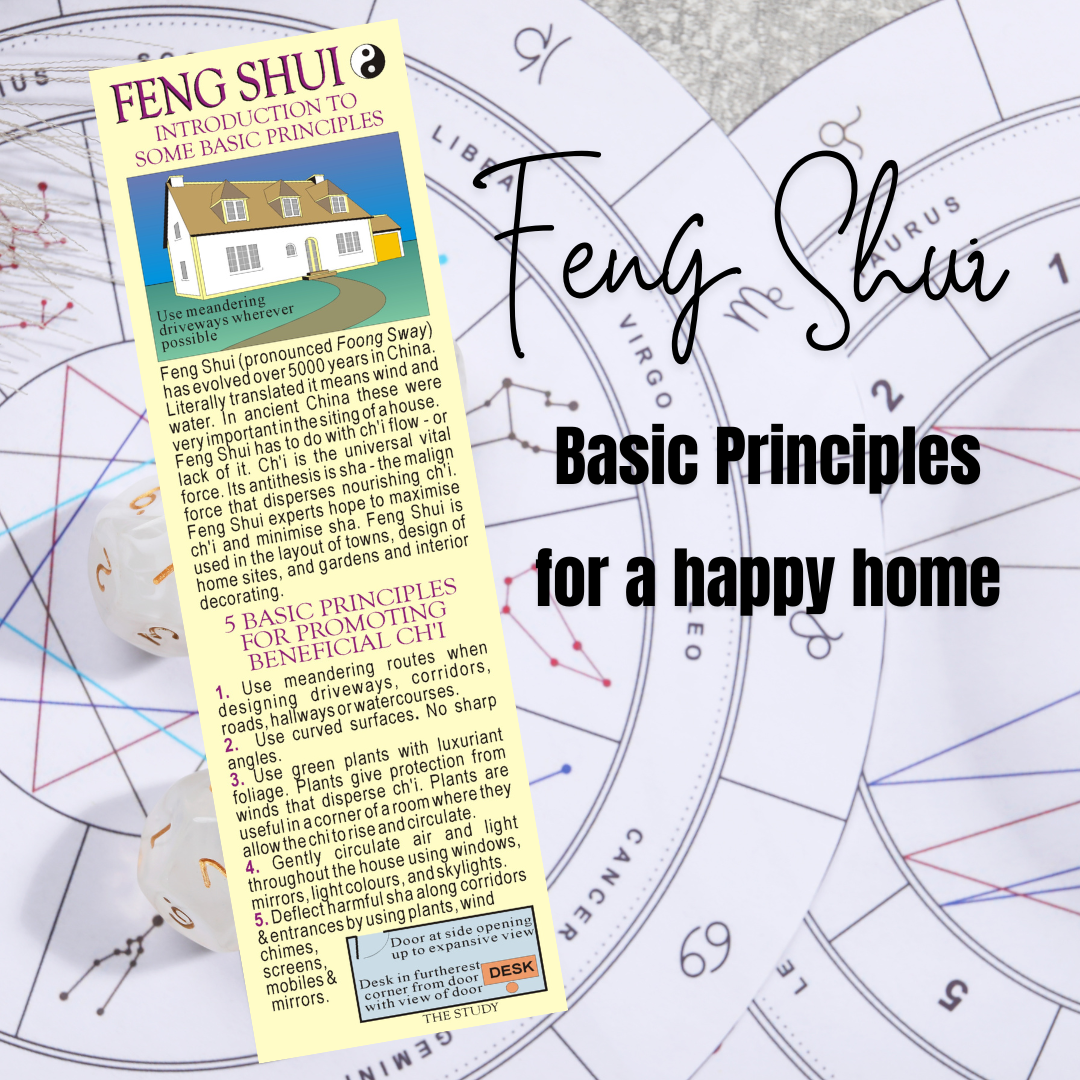 Feng Shui Bookmark - Harmonize Your Home