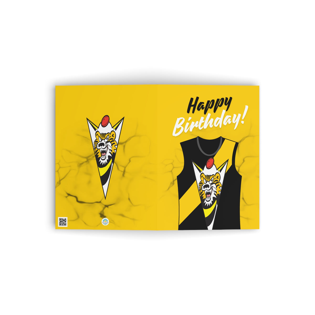 Mighty Tigers - Football Birthday Card