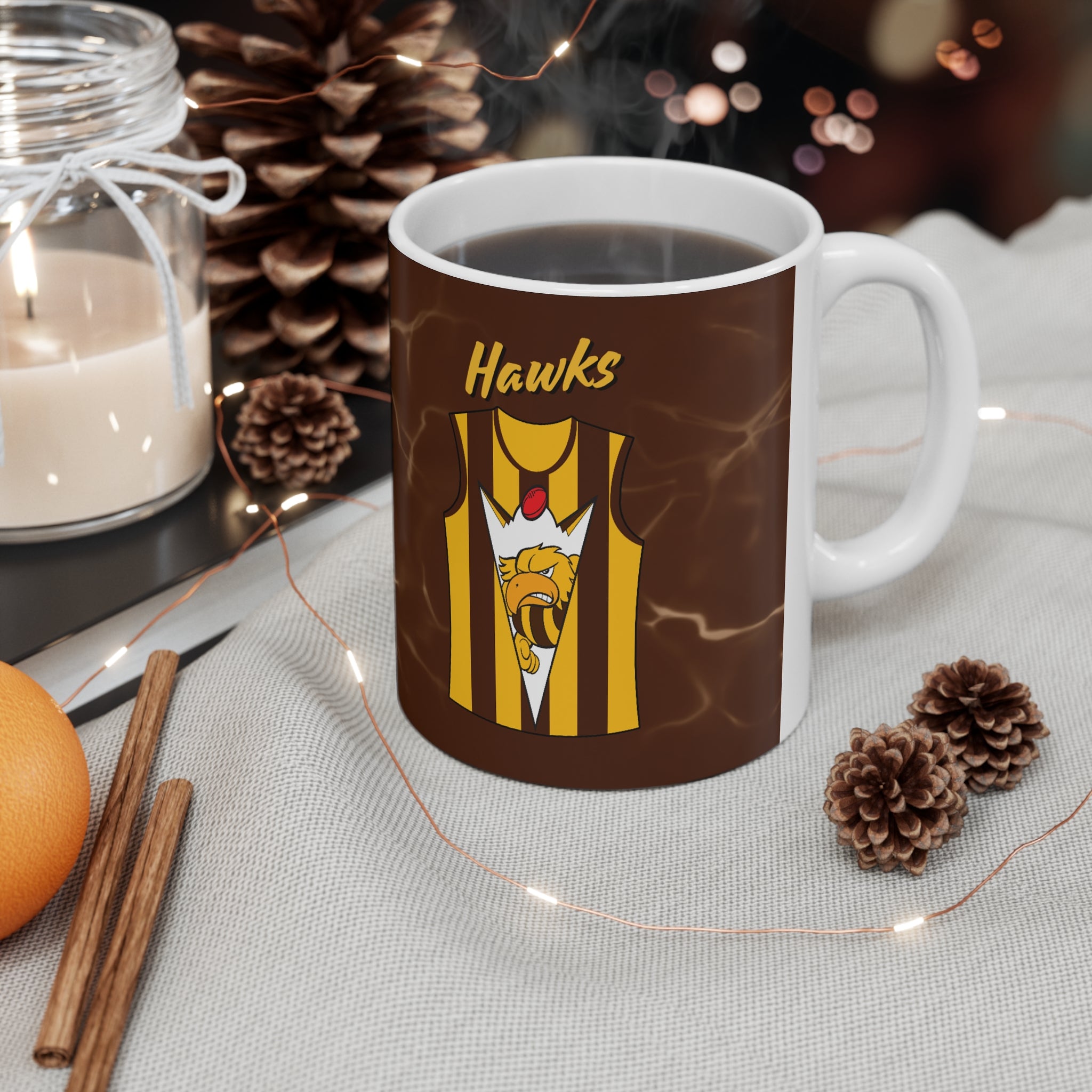The Hawkers - Football Mug