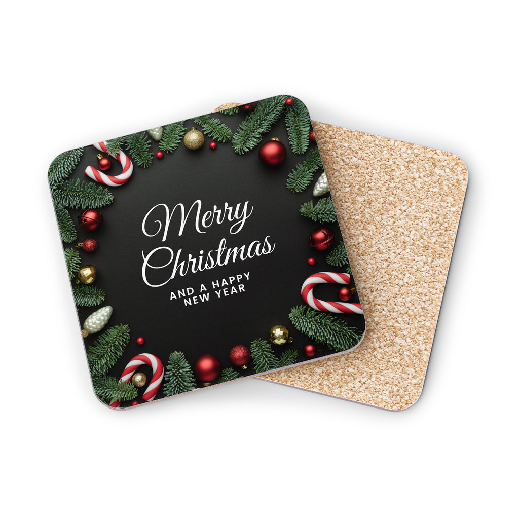 Merry Christmas New Year Coasters
