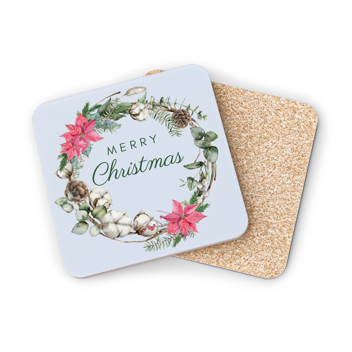Christmas Bush Wreath Coasters