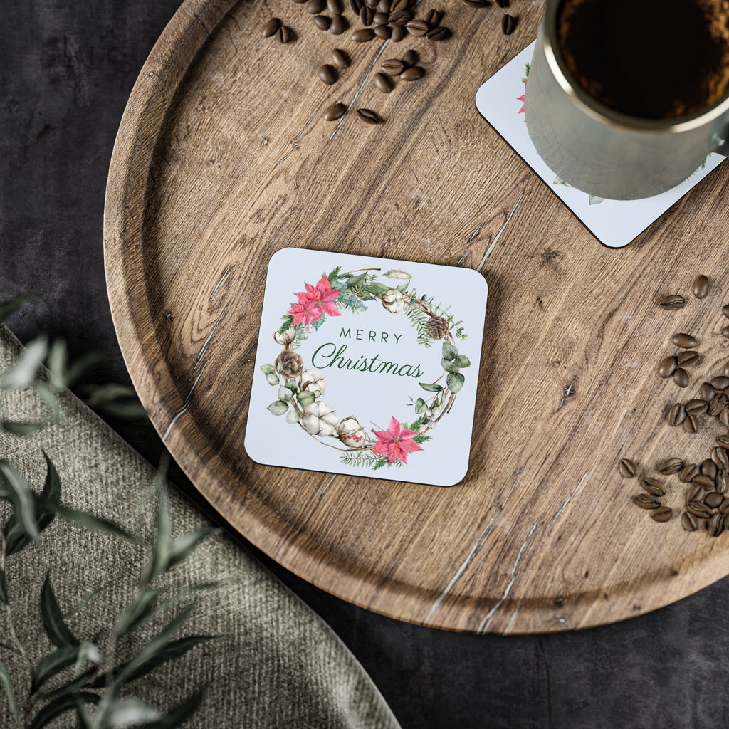 Christmas Bush Wreath Coasters