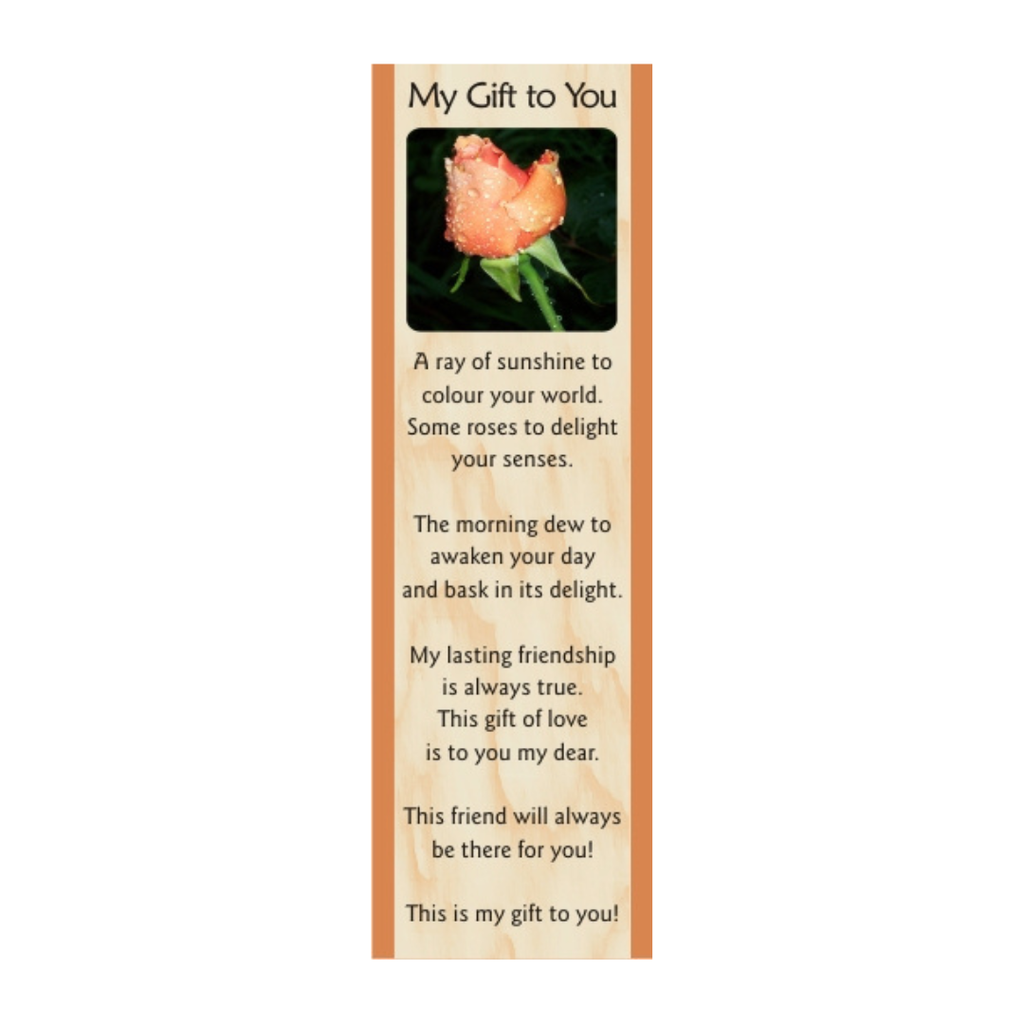 My Gift To You - Thoughtful Gesture Bookmark