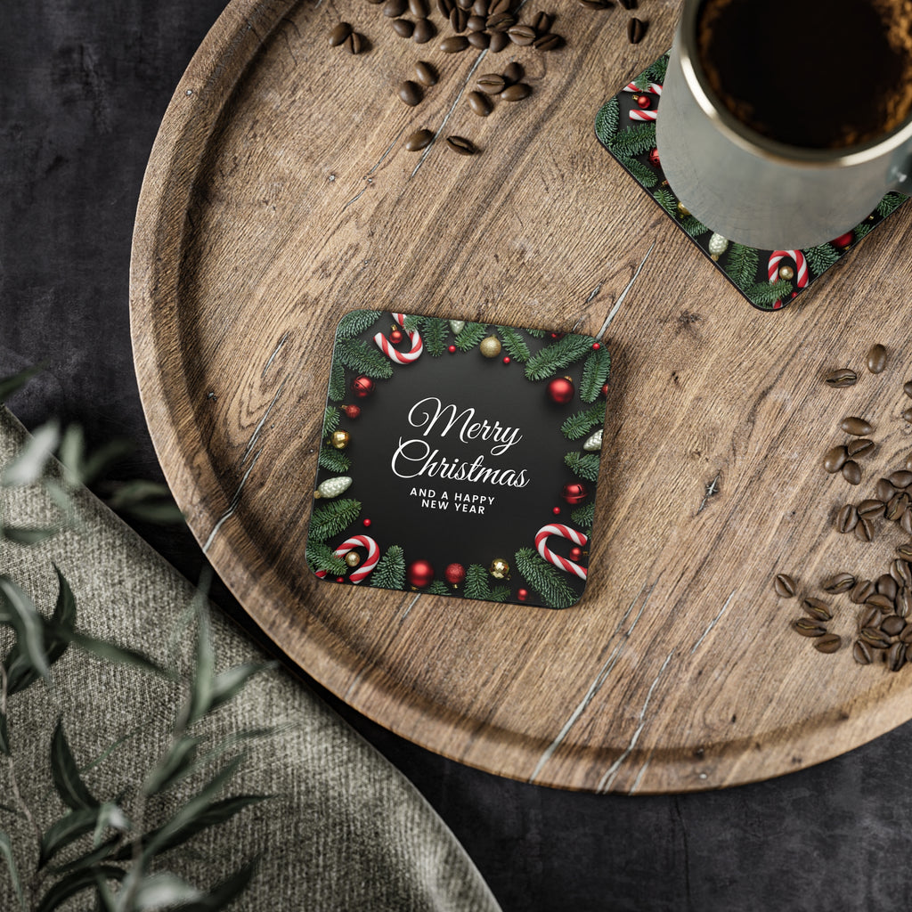 Merry Christmas New Year Coasters