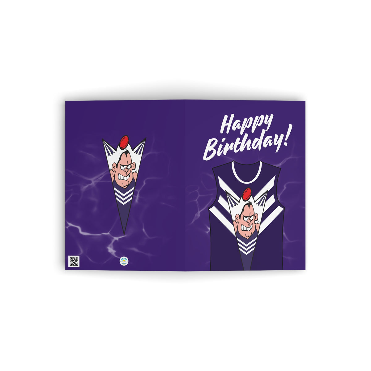 Freo - Football Birthday Card