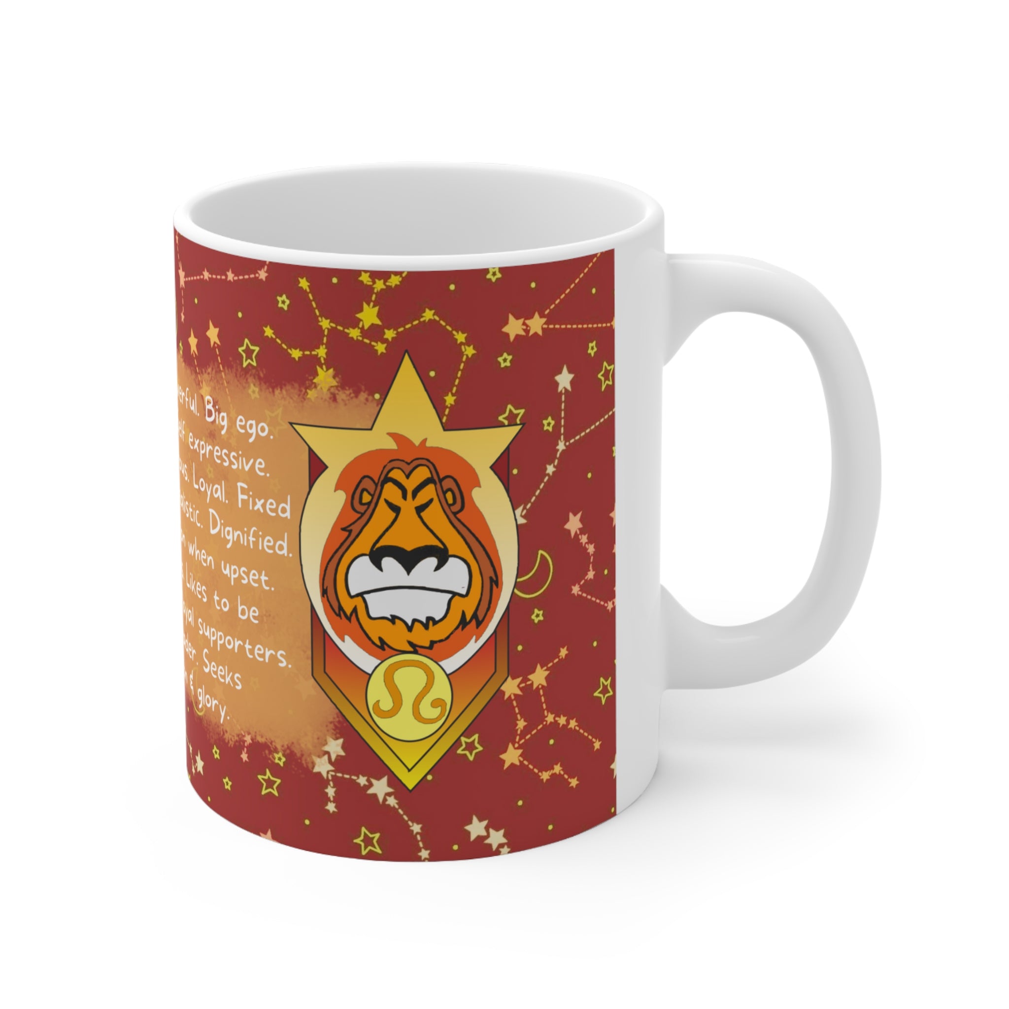 Leo Zodiac Mug - Radiant and Confident
