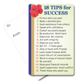 18 Tips for Success Mini Pocket Card