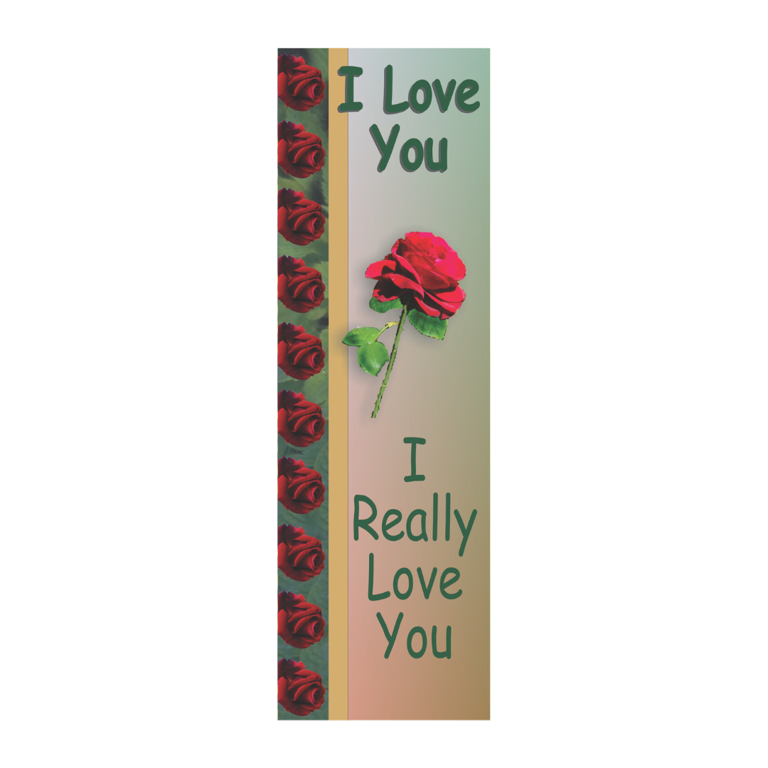 I Love You Bookmark