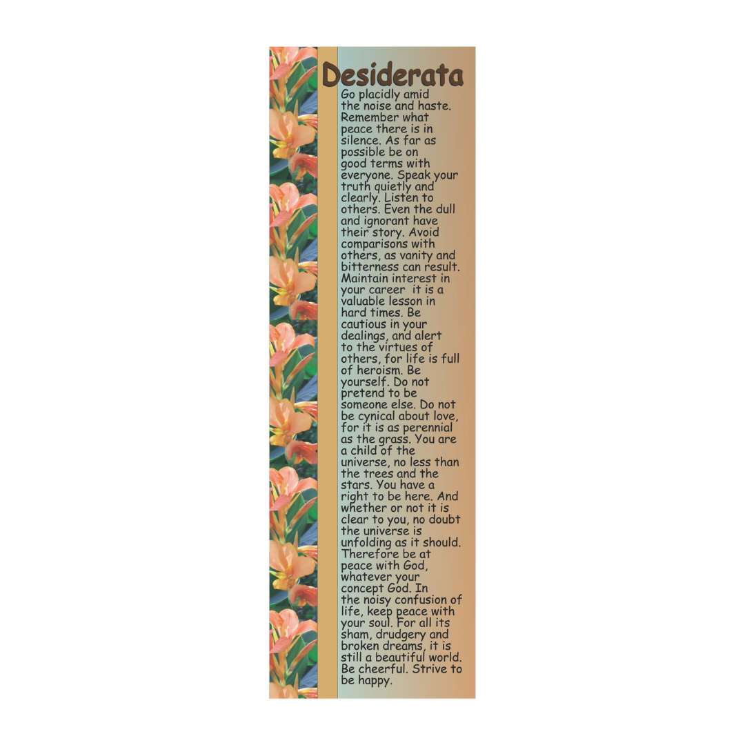 Desiderata Bookmark