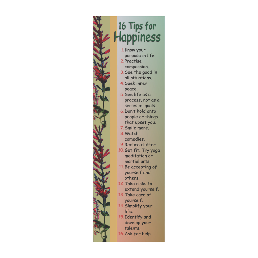 Happiness (16 Tips) Bookmark