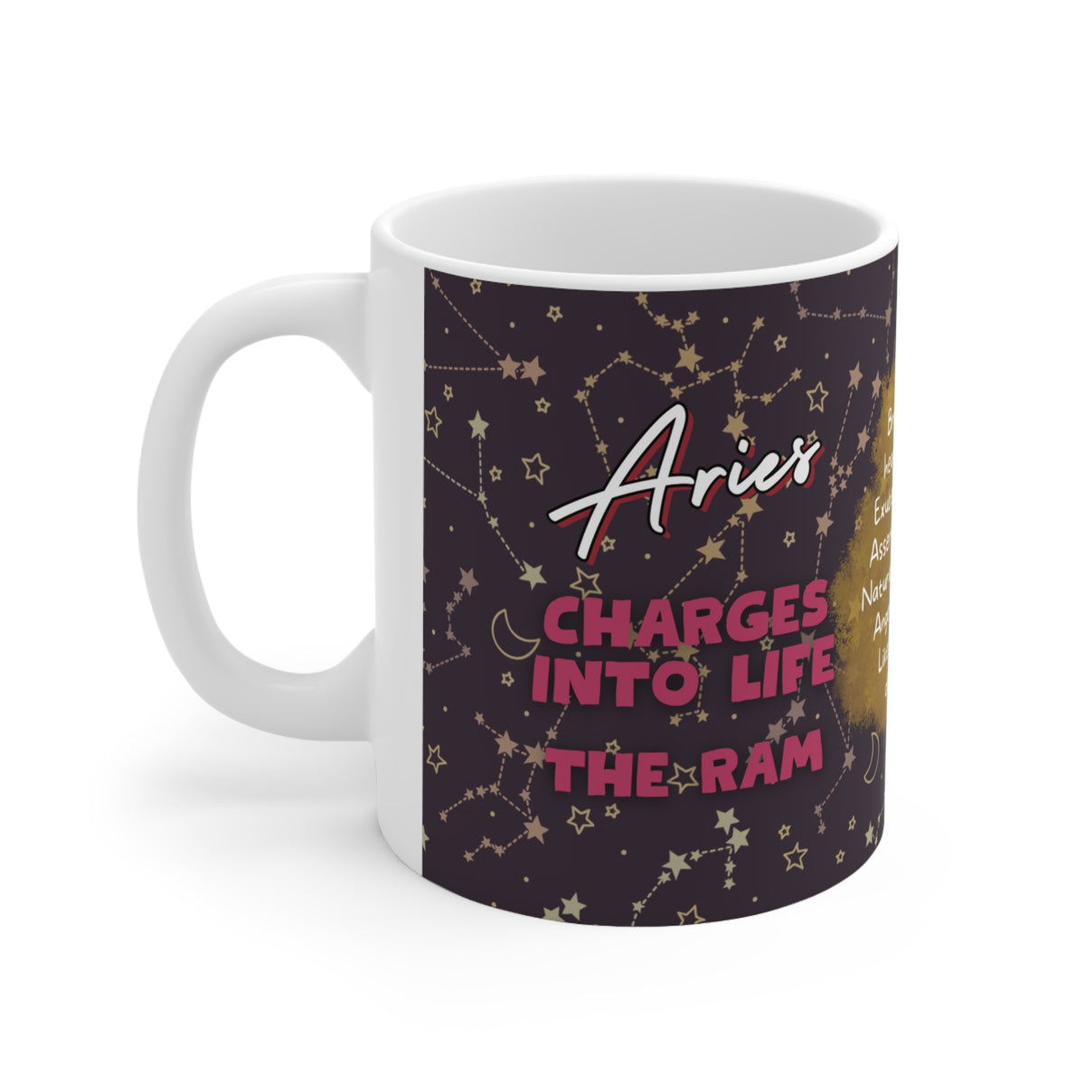 Aries Zodiac Mug - Bold and Spirited