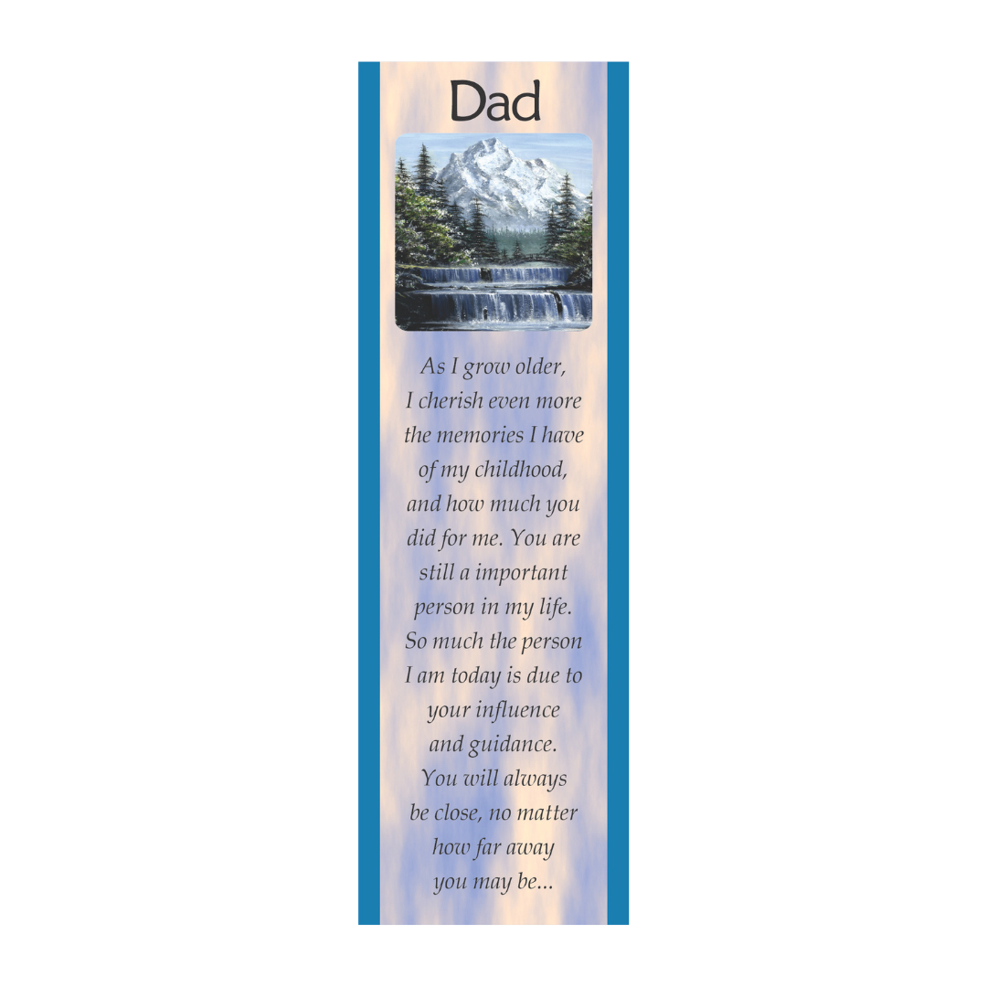 Dad - Inspirational Bookmark