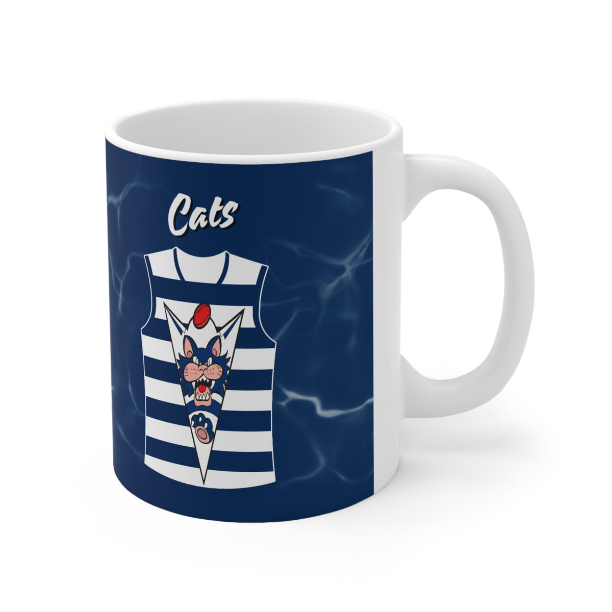 The Cats Whiskers - Football Mug