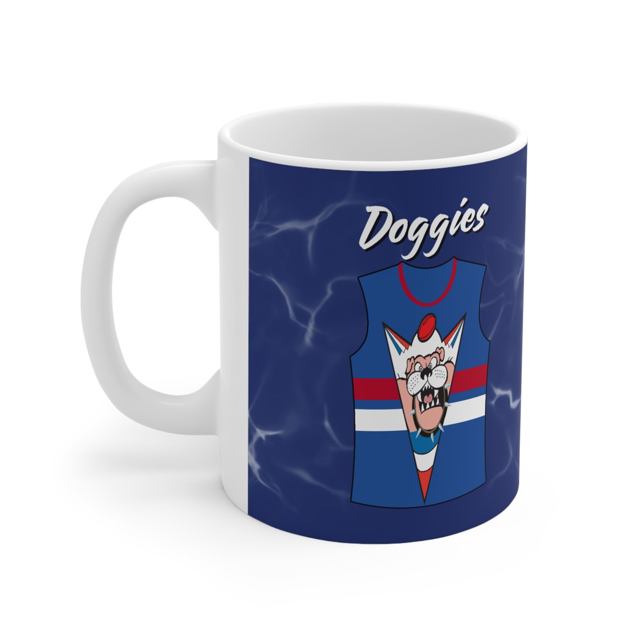 The Doggies- Football Mug