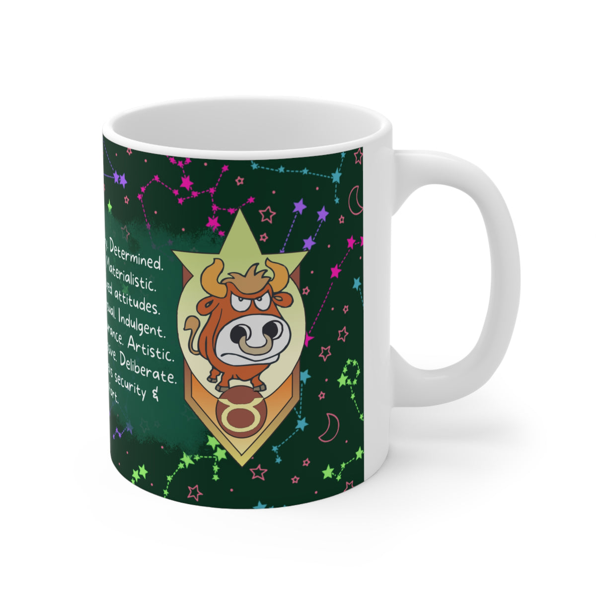 Taurus Zodiac Mug - Steady and Strong