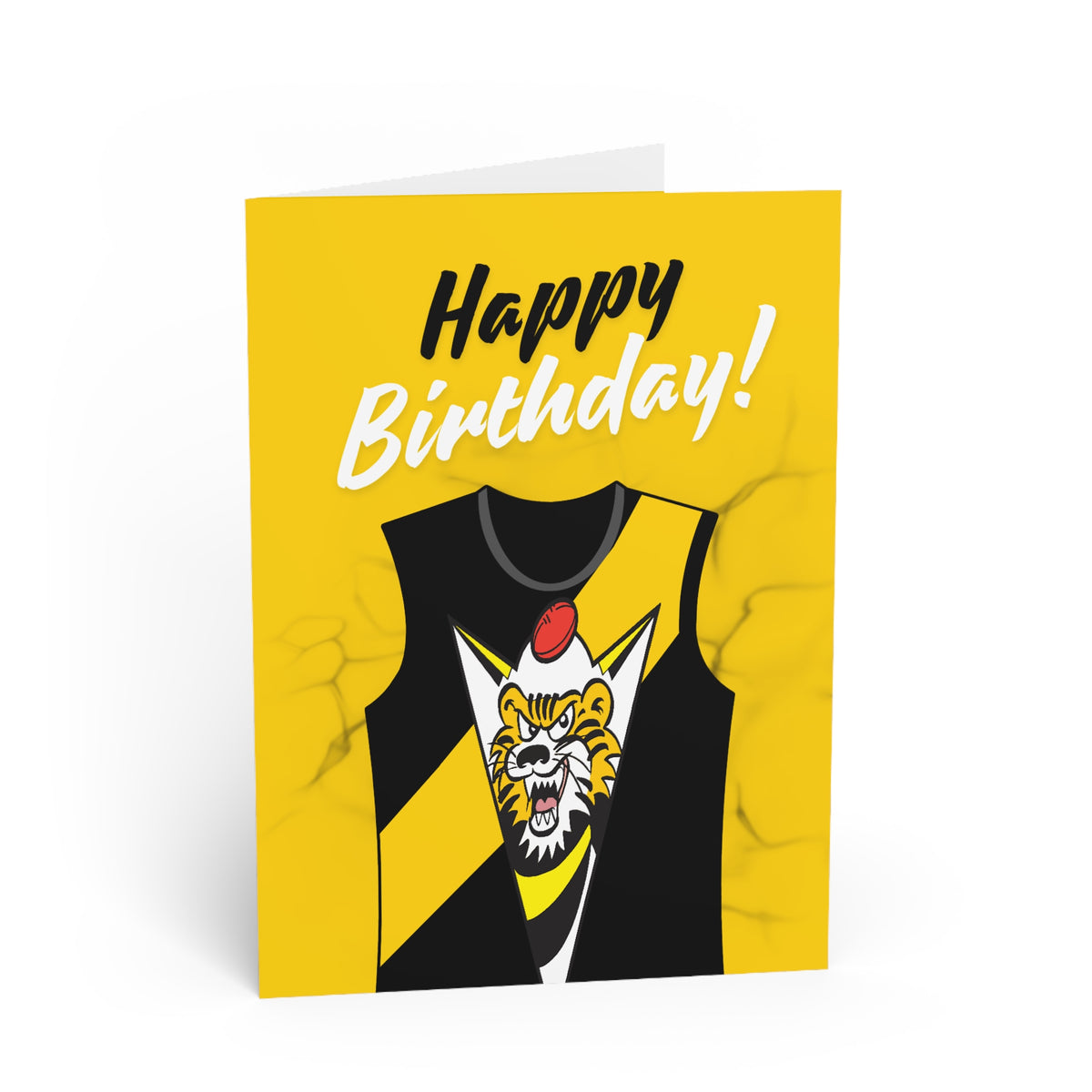 Mighty Tigers - Football Birthday Card