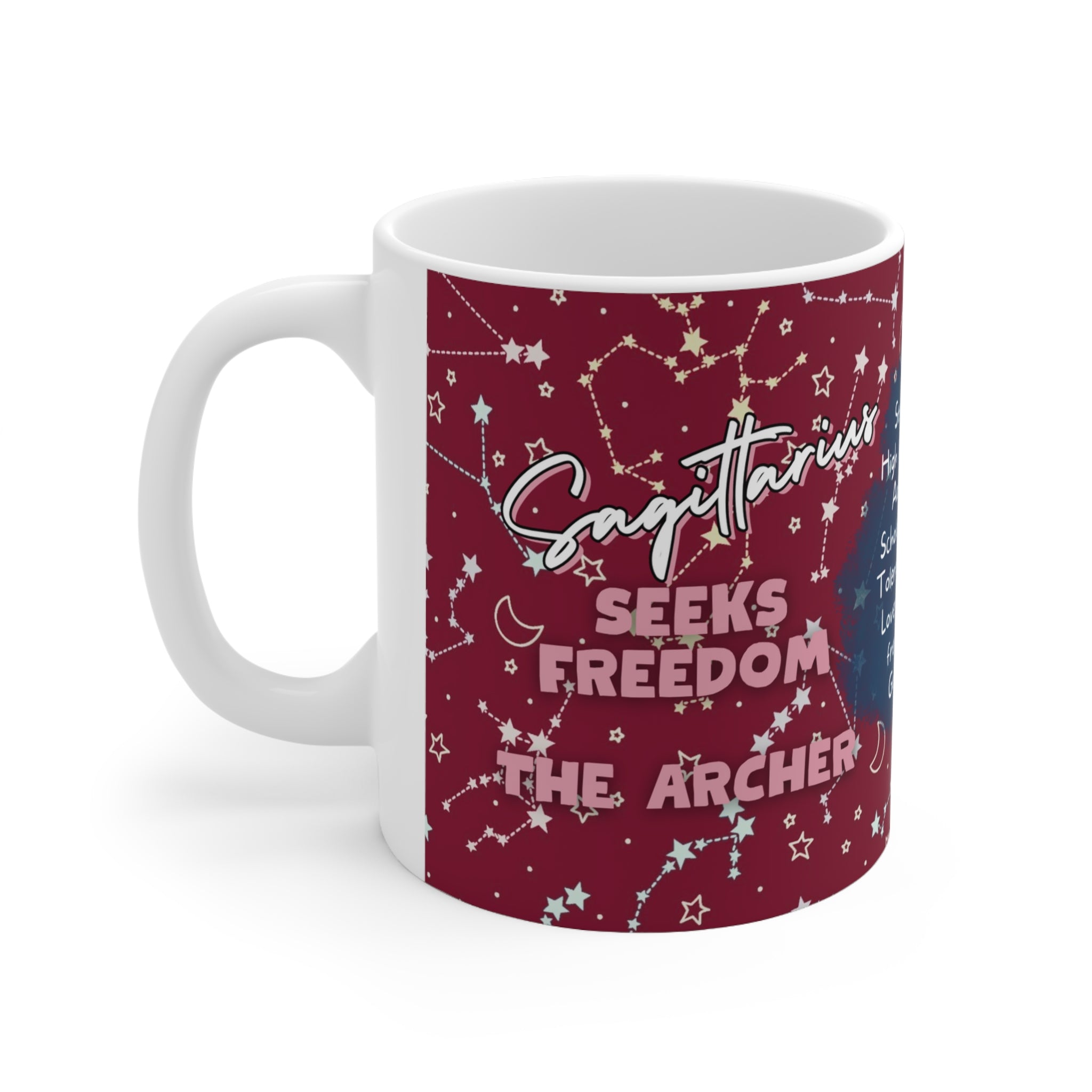 Sagittarius Zodiac Mug - Adventurous and Free-Spirited