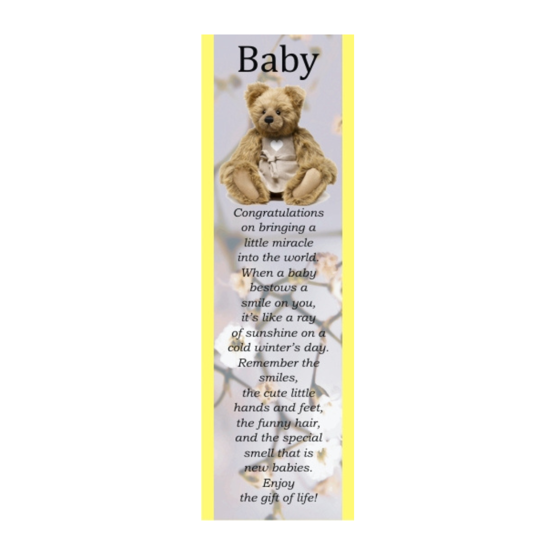 Baby - Sweet Beginnings Bookmark