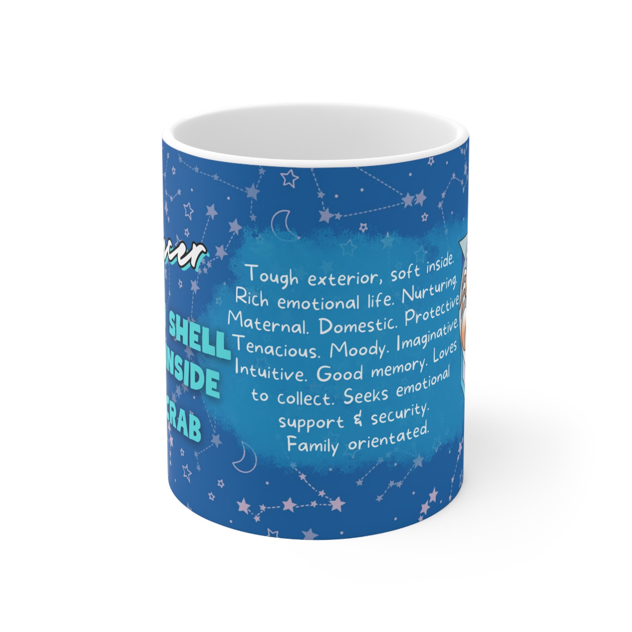 Cancer Zodiac Mug - Nurturing and Compassionate