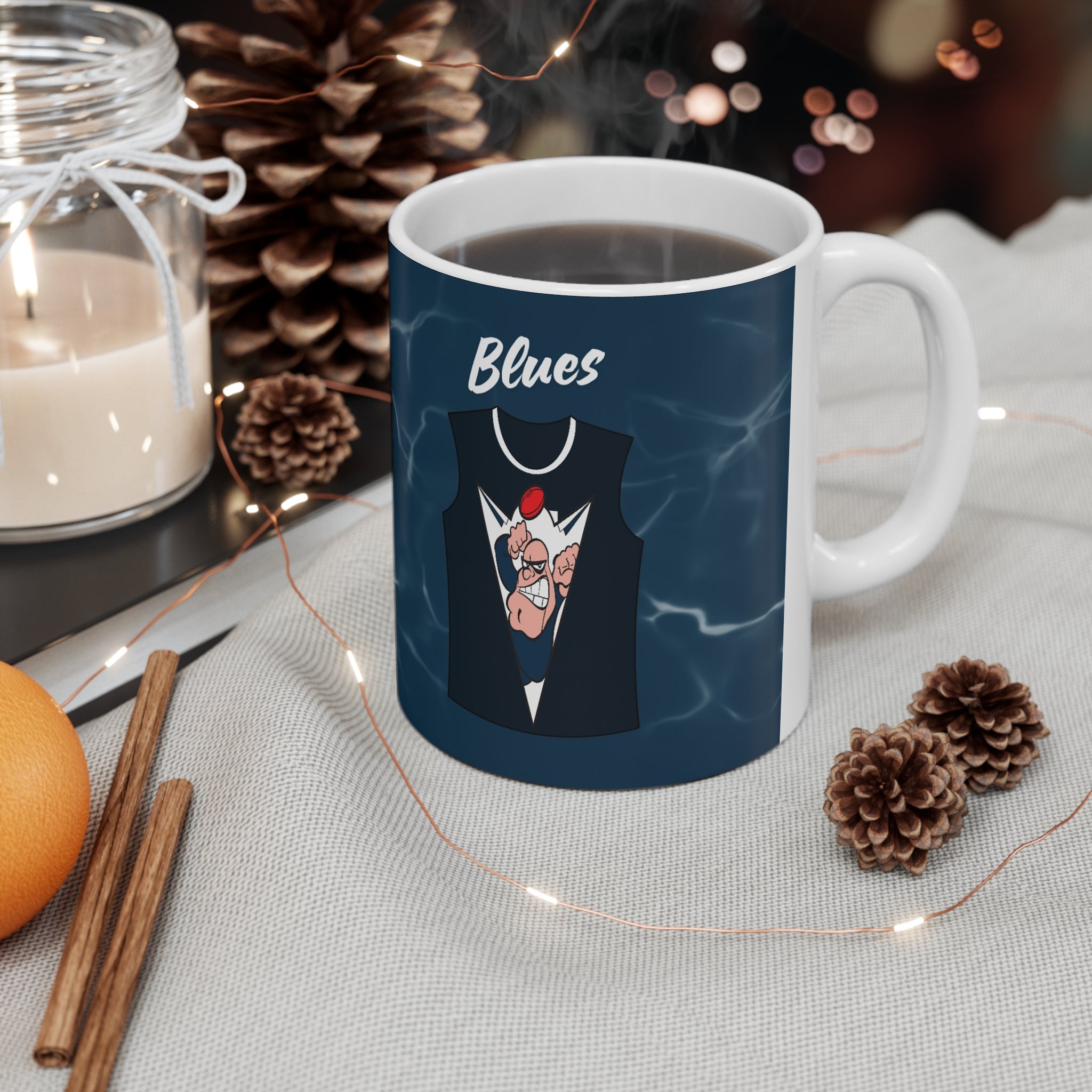 The Navy Blues - Football Mug