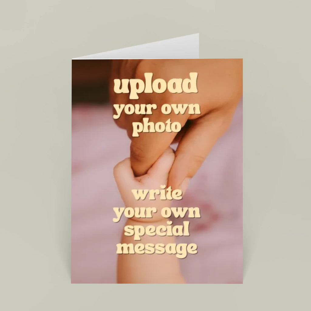 Custom Photo Card Portrait