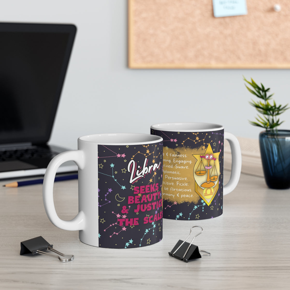 Libra Zodiac Mug - Balanced and Charming