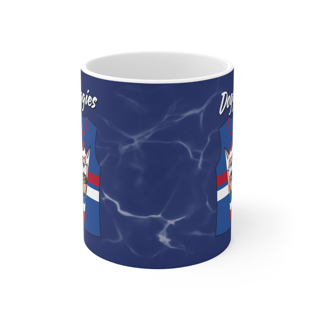 The Doggies- Football Mug