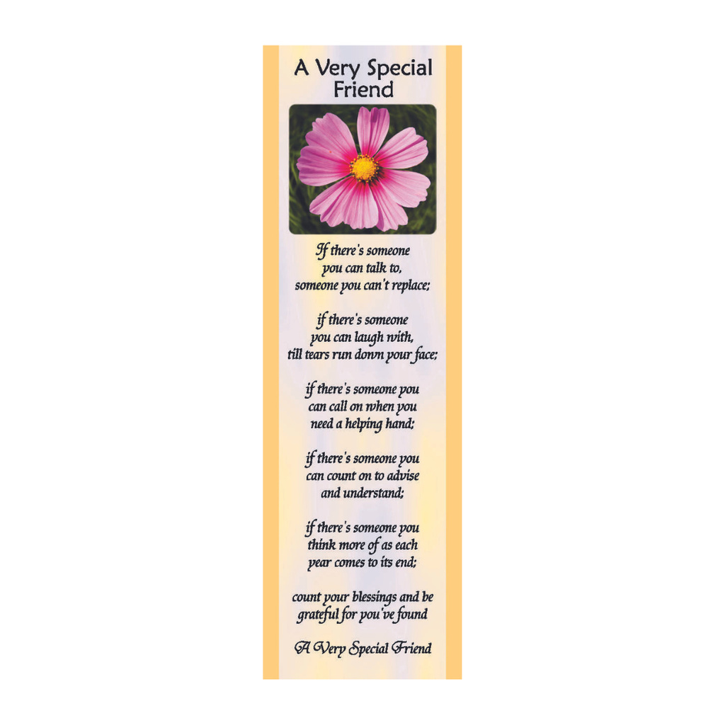 A Very Special Friend - Treasured Friendships Bookmark