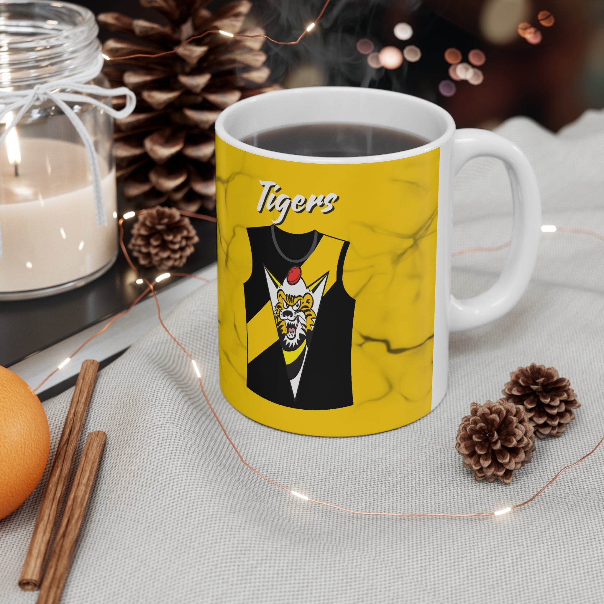 The Tiges - Football Mug