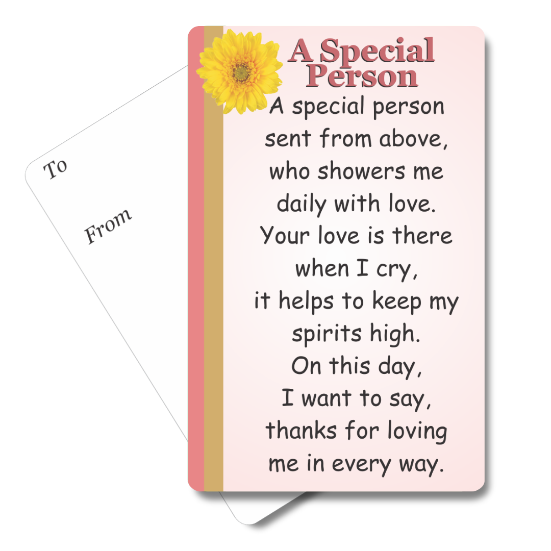 A Special Person Mini Pocket Card