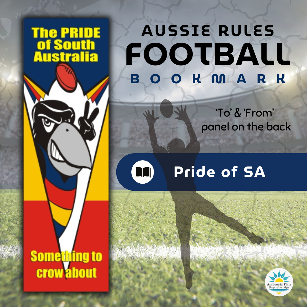 Pride SA Footy Bookmark
