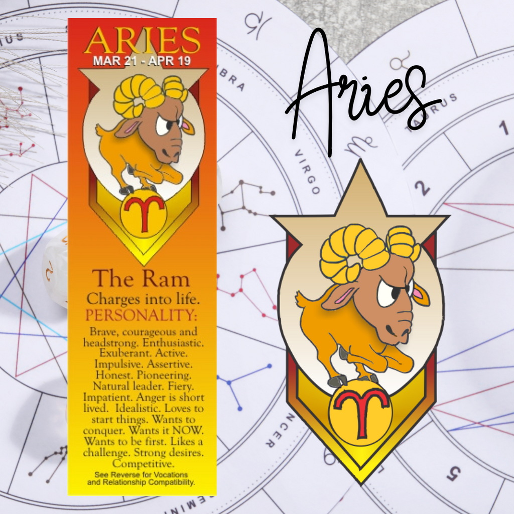 Aries Zodiac Bookmark - The Ram