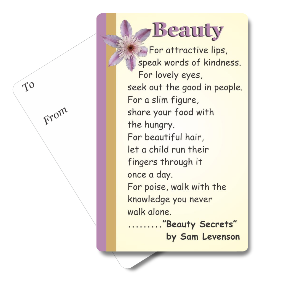 Beauty Mini Pocket Card