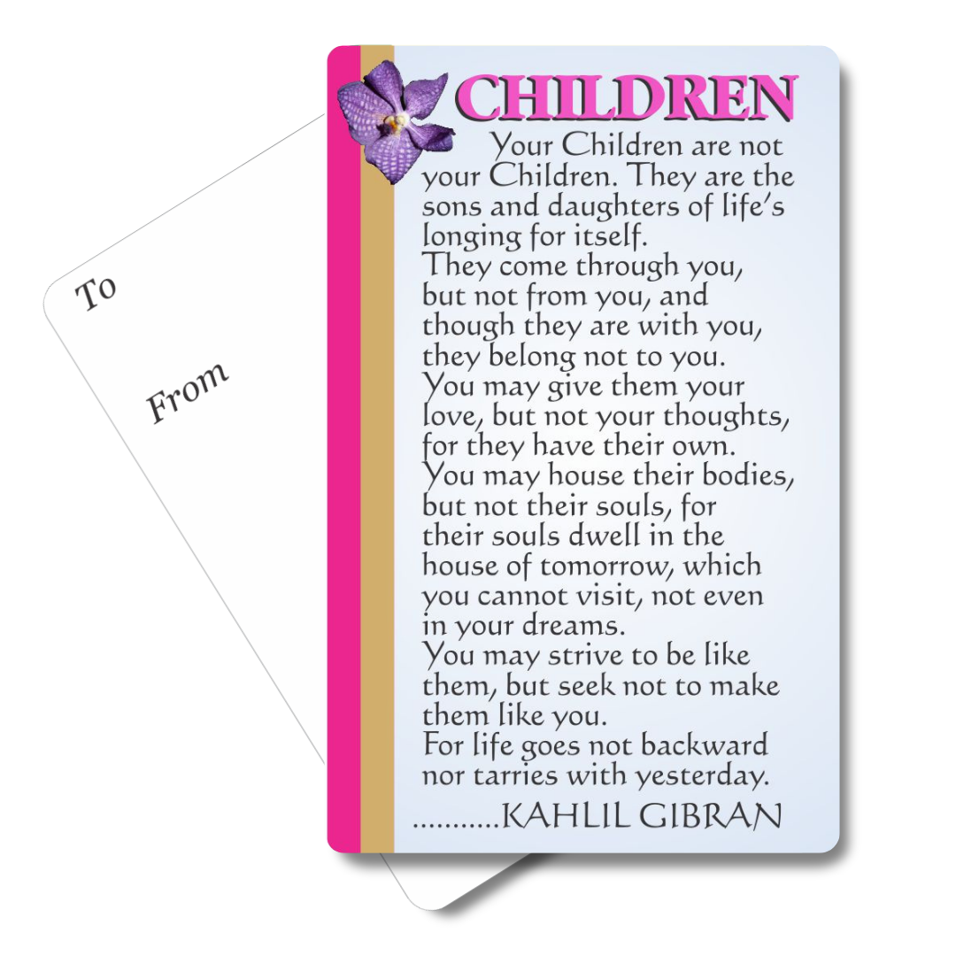 Children Mini Pocket Card