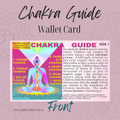 Chakra Beginner's Wallet Card - Alternative Healing